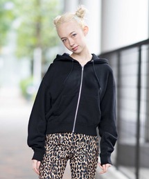 X-girl | COMPACT ZIP UP HOODIE(パーカー)