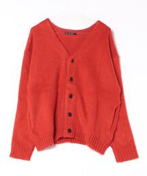 Z)【BLINGLEADS】721806 ビッグシルエット Vネックカーディガン
