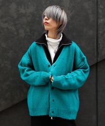 Bling Leads（ブリングリーズ）の「Z)【BLINGLEADS】721806 ビッグシルエット Vネックカーディガン（カーディガン/ボレロ）」