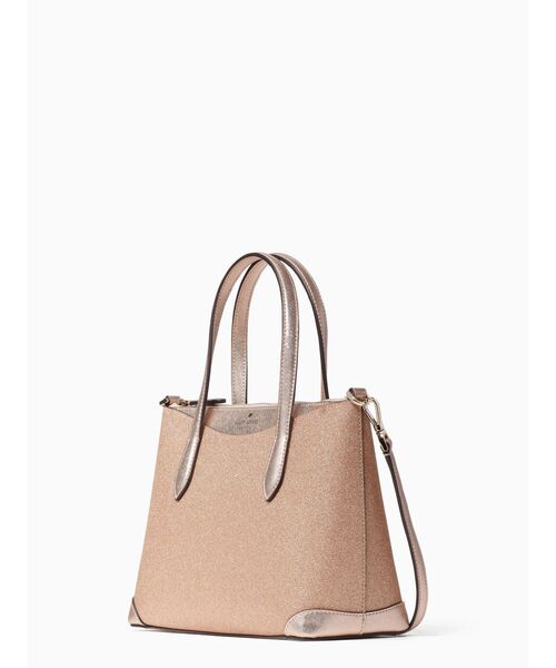 Kate spadeシミーグリッター　ファブリック　サッチェル kate spade new york（ケイトスペード ニューヨーク）の「シミー