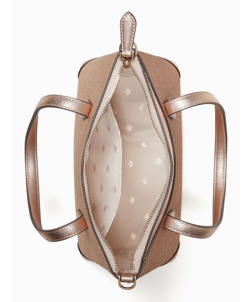 Kate spadeシミーグリッター　ファブリック　サッチェル kate spade new york（ケイトスペード ニューヨーク）の「シミー