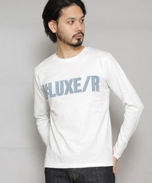 RM/デニム ワッペンロゴ 長袖Tシャツ