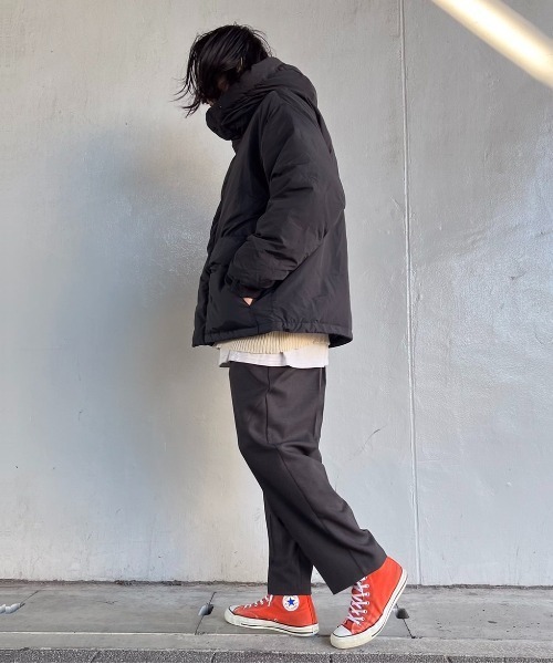 FREAK'S STORE(フリークスストア)の「ボリュームショートダウン(ダウンジャケット/コート・メンズ・ブラック/キャメル・MEDIUM/LARGE)」の3枚目の写真