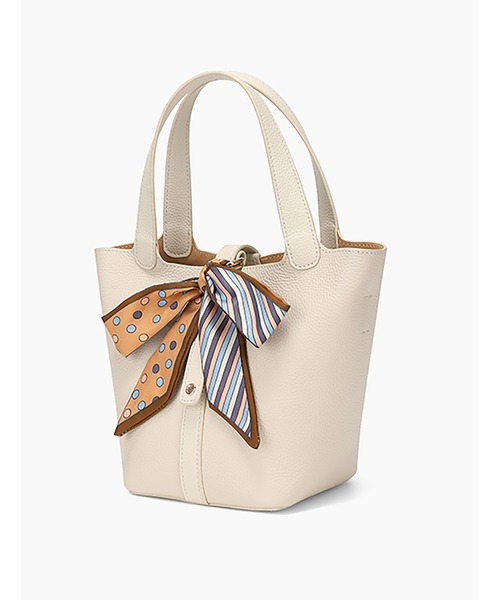 【HERMES】シルクスカーフ バケットバッグ レザーハンドル SO org.jpg