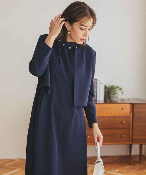 超ポイントバック祭 セール セレモニータックノーカラージャケット ノーカラージャケット Dorry Doll ドリードール のファッション 価格比較 Le 32 Com