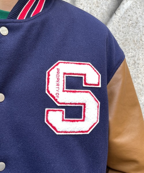 CPCM(シーピーシーエム)の「サガラワッペンスタジャン(スタジャン・メンズ・ブラック/ネイビー/グリーン・MEDIUM/LARGE)」の12枚目の写真