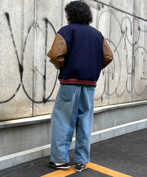 CPCM(シーピーシーエム)の「サガラワッペンスタジャン(スタジャン・メンズ・ブラック/ネイビー/グリーン・MEDIUM/LARGE)」の18枚目の写真