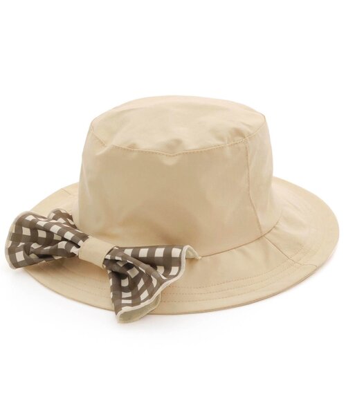 Ampersand（アンパサンド）の「2WAYリボンデザインアウトドアハット（ハット・キッズ・ベージュ/ピンク/アイボリー・48/50/52/54/56）」の3枚目の写真