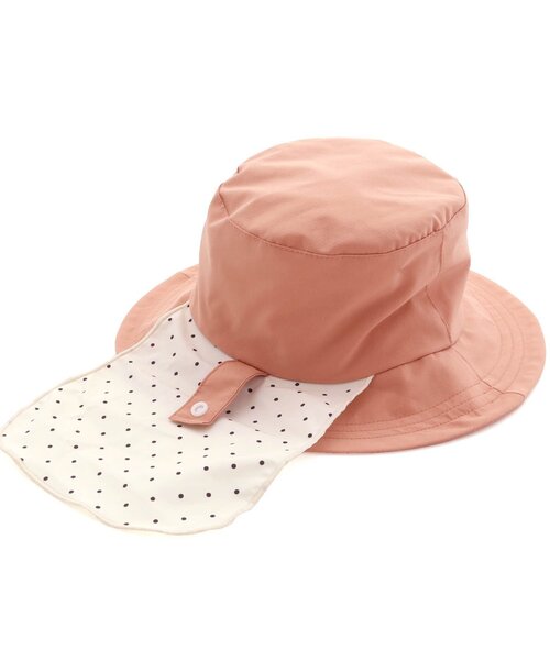 Ampersand（アンパサンド）の「2WAYリボンデザインアウトドアハット（ハット・キッズ・ベージュ/ピンク/アイボリー・48/50/52/54/56）」の14枚目の写真