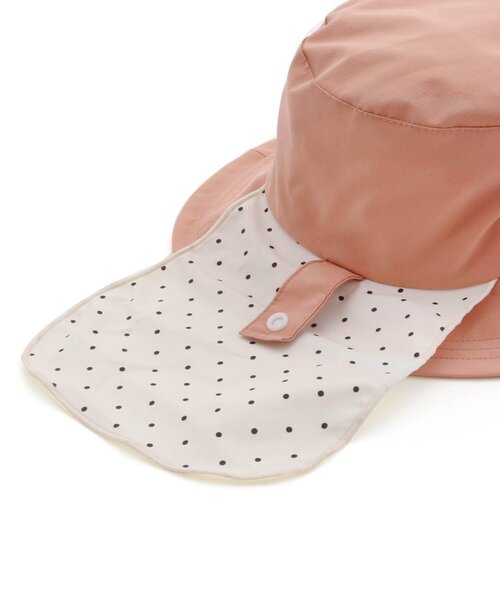 Ampersand（アンパサンド）の「2WAYリボンデザインアウトドアハット（ハット・キッズ・ベージュ/ピンク/アイボリー・48/50/52/54/56）」の12枚目の写真