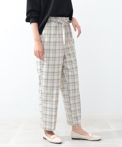 DRESKIP（ドレスキップ）の「◆裏起毛ベルト付ワイドパンツ（その他パンツ・レディース・ブラック/サンドベージュ/グレー系1・02/03/04）」の3枚目の写真