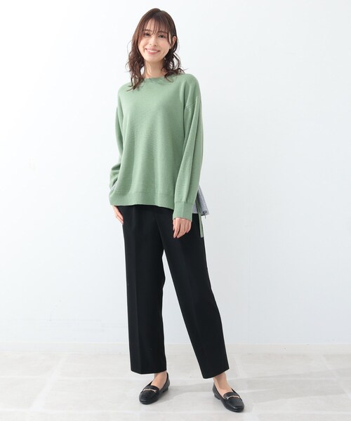 DRESKIP（ドレスキップ）の「◆裏起毛ベルト付ワイドパンツ（その他パンツ・レディース・ブラック/サンドベージュ/グレー系1・02/03/04）」の19枚目の写真