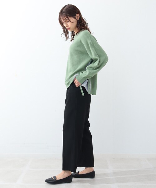 DRESKIP（ドレスキップ）の「◆裏起毛ベルト付ワイドパンツ（その他パンツ・レディース・ブラック/サンドベージュ/グレー系1・02/03/04）」の13枚目の写真