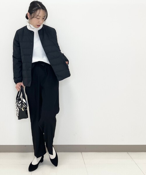 DRESKIP（ドレスキップ）の「◆裏起毛ベルト付ワイドパンツ（その他パンツ・レディース・ブラック/サンドベージュ/グレー系1・02/03/04）」の9枚目の写真