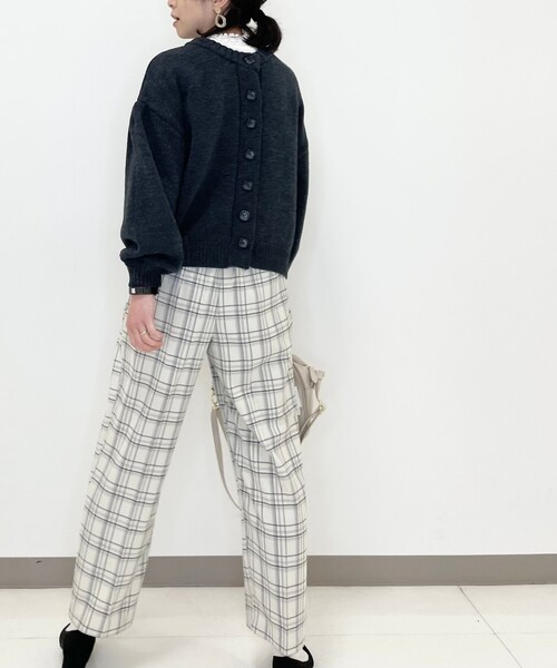 DRESKIP（ドレスキップ）の「◆裏起毛ベルト付ワイドパンツ（その他パンツ・レディース・ブラック/サンドベージュ/グレー系1・02/03/04）」の16枚目の写真