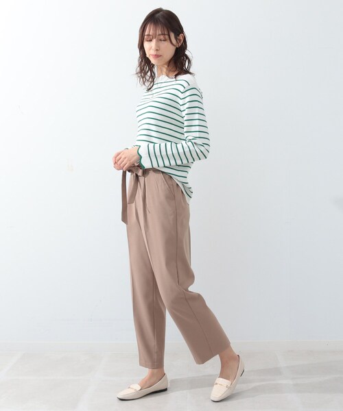 DRESKIP（ドレスキップ）の「◆裏起毛ベルト付ワイドパンツ（その他パンツ・レディース・ブラック/サンドベージュ/グレー系1・02/03/04）」の22枚目の写真