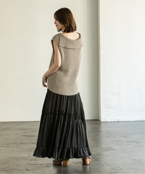 Noble（ノーブル）の「《追加2》ランダムギャザーパッチワークスカート  