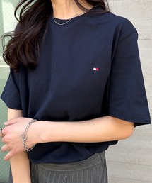 TOMMY HILFIGER（トミーヒルフィガー）の「TOMMY HILFIGER(トミーヒルフィガー)   Core Flag Tee フラッグロゴ刺繍 半袖 Tシャツ（Tシャツ/カットソー）」
