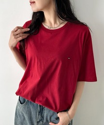 TOMMY HILFIGER（トミーヒルフィガー）の「TOMMY HILFIGER(トミーヒルフィガー)   Core Flag Tee フラッグロゴ刺繍 半袖 Tシャツ（Tシャツ/カットソー）」