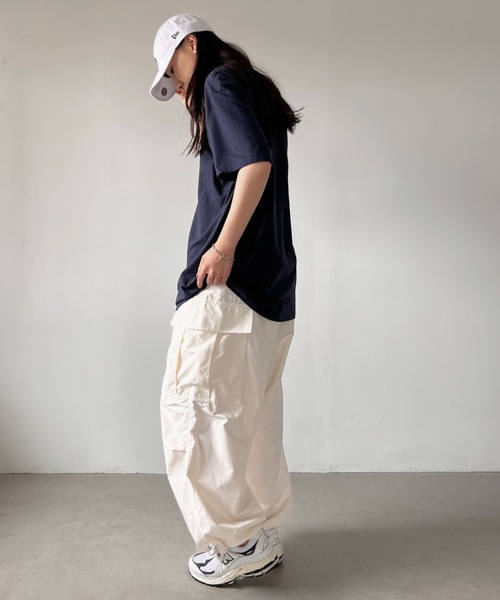 TOMMY HILFIGER（トミーヒルフィガー）の「TOMMY HILFIGER(トミーヒルフィガー) / Core Flag Tee フラッグロゴ刺繍 半袖 Tシャツ（Tシャツ/カットソー・レディース・ホワイト/ブラック/ネイビー/グレー・S/M/L）」の22枚目の写真