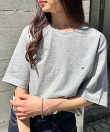 TOMMY HILFIGER（トミーヒルフィガー）の「TOMMY HILFIGER(トミーヒルフィガー)   Core Flag Tee フラッグロゴ刺繍 半袖 Tシャツ（Tシャツ/カットソー）」