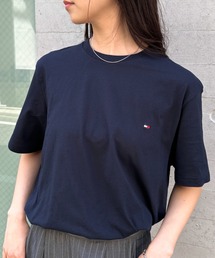 TOMMY HILFIGER（トミーヒルフィガー）の「TOMMY HILFIGER(トミーヒルフィガー)   Core Flag Tee フラッグロゴ刺繍 半袖 Tシャツ（Tシャツ/カットソー）」