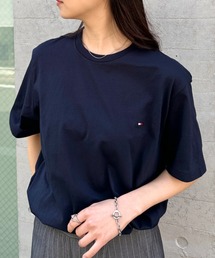 TOMMY HILFIGER（トミーヒルフィガー）の「TOMMY HILFIGER(トミーヒルフィガー) / Core Flag Tee フラッグロゴ刺繍 半袖 Tシャツ（Tシャツ/カットソー）」