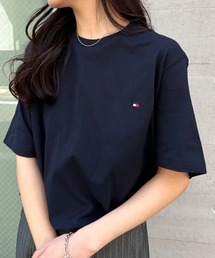 TOMMY HILFIGER（トミーヒルフィガー）の「TOMMY HILFIGER(トミーヒルフィガー)   Core Flag Tee フラッグロゴ刺繍 半袖 Tシャツ（Tシャツ/カットソー）」