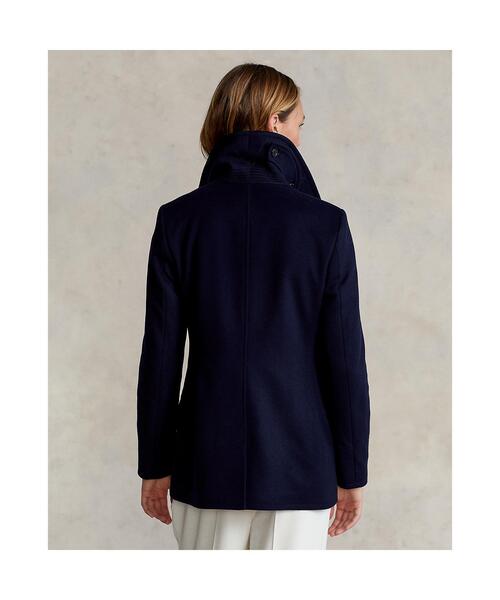 POLO RALPH LAUREN（ポロ ラルフ ローレン）の「ウールカシミヤブレンド ピーコート（ピーコート・レディース・ネイビー系1・2/0/4/8/6）」の7枚目の写真