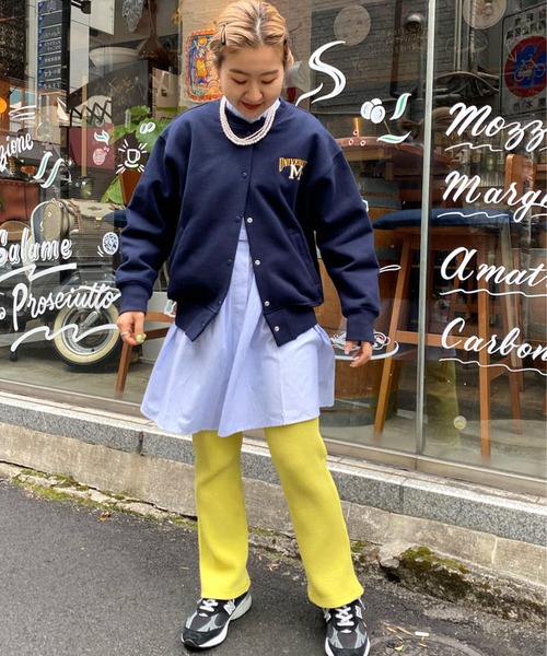 FREAK'S STORE（フリークスストア）の「カラーピグメントワッフルパンツ（その他パンツ・レディース・ピンク/サックスブルー/イエロー/グリーン/オレンジ/ブルー・ﾌﾘ-）」の11枚目の写真