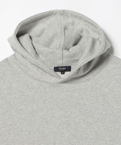 BEAMS HEART(ビームスハート)の「BEAMS HEART / リブ ボーダー パーカ(スウェット・メンズ・ダークグリーン/グレー・SMALL/LARGE/MEDIUM)」の5枚目の写真
