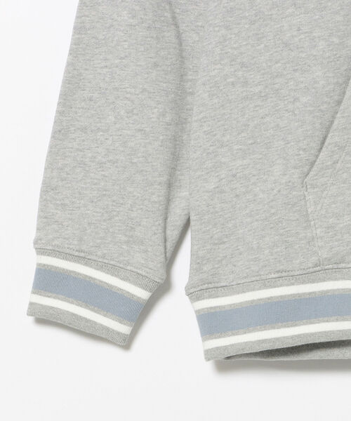 BEAMS HEART(ビームスハート)の「BEAMS HEART / リブ ボーダー パーカ(スウェット・メンズ・ダークグリーン/グレー・SMALL/LARGE/MEDIUM)」の20枚目の写真