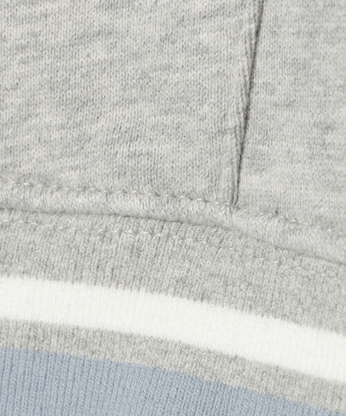 BEAMS HEART(ビームスハート)の「BEAMS HEART / リブ ボーダー パーカ(スウェット・メンズ・ダークグリーン/グレー・SMALL/LARGE/MEDIUM)」の21枚目の写真