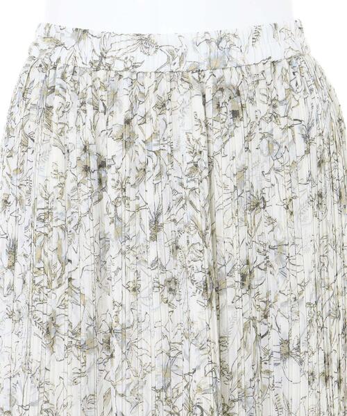 INGNI(イング)の「花柄プリーツ/スカート(スカート・レディース・グレー/アイボリー/ピンク・FREE)」の7枚目の写真