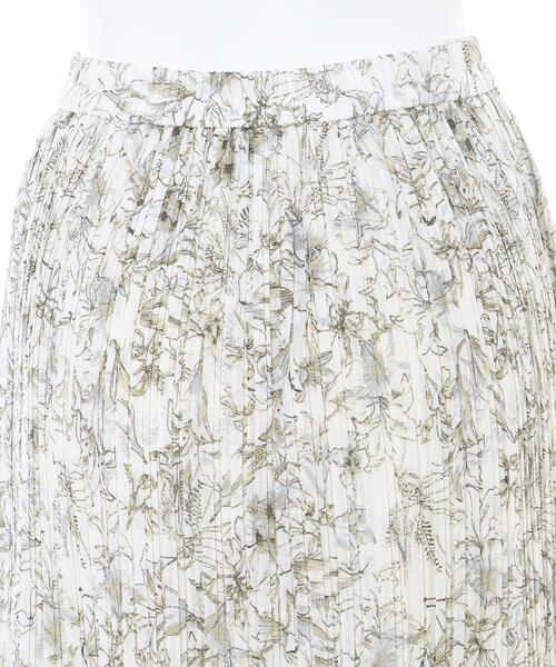 INGNI(イング)の「花柄プリーツ/スカート(スカート・レディース・グレー/アイボリー/ピンク・FREE)」の8枚目の写真