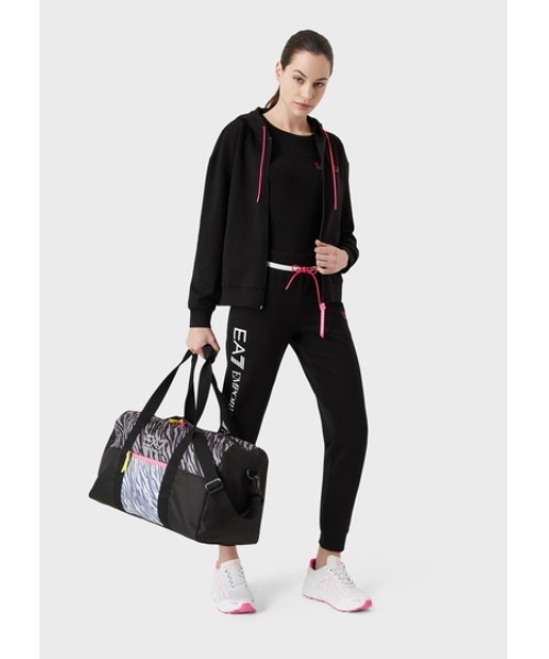 EMPORIO ARMANI EA7（エンポリオアルマーニイーエーセブン）の「【エンポリオ アルマーニ EA7】サイドプリント ジョガーパンツ（その他パンツ・レディース・ブラック・SMALL/MEDIUM/LARGE/X-SMALL）」の5枚目の写真