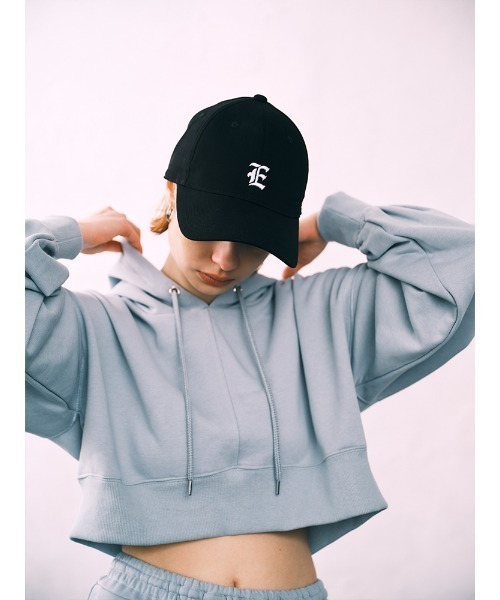 ENVYM(アンビー)の「ショートスエットPK(パーカー・レディース・ホワイト/ブルー/ブラック・FREE)」の6枚目の写真