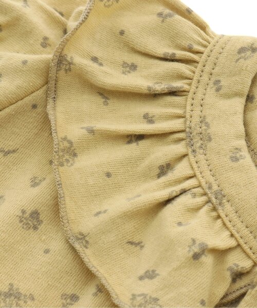 Ampersand(アンパサンド)の「premier 花柄フリル衿バルーンロンパース(ロンパース・キッズ・クリーム/オフホワイト/ピンク・60/70/80)」の8枚目の写真