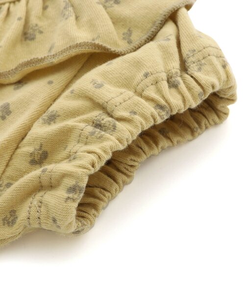 Ampersand(アンパサンド)の「premier 花柄フリル衿バルーンロンパース(ロンパース・キッズ・クリーム/オフホワイト/ピンク・60/70/80)」の9枚目の写真