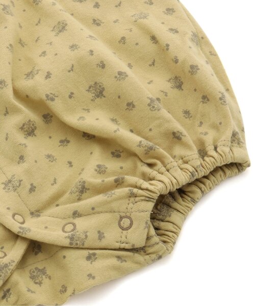 Ampersand(アンパサンド)の「premier 花柄フリル衿バルーンロンパース(ロンパース・キッズ・クリーム/オフホワイト/ピンク・60/70/80)」の10枚目の写真