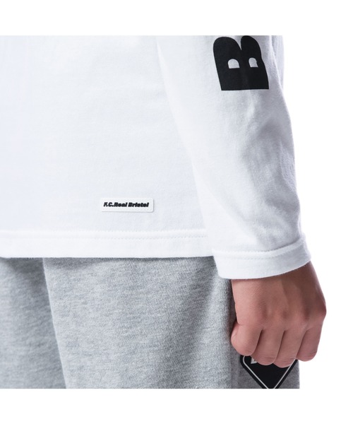 Bristol 長袖カットソー ホワイト FC Real Bristol 長袖カットソー ホワイト Bristol ロゴ 長袖