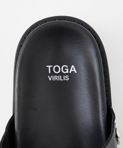 TOGA VIRILIS（トーガ ビリリース）の「LEATHER SANDAL（サンダル・メンズ・ブラック・41/42）」の10枚目の写真