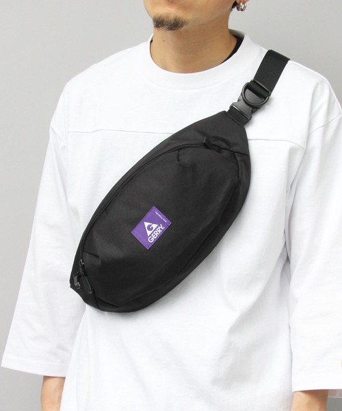 GERRY(ジェリー)の「GERRY / ジェリー / 撥水加工 REPREVE ウエストポーチ / ウエストバッグ(ボディバッグ/ウエストポーチ・メンズ・ブラック・FREE)」の18枚目の写真