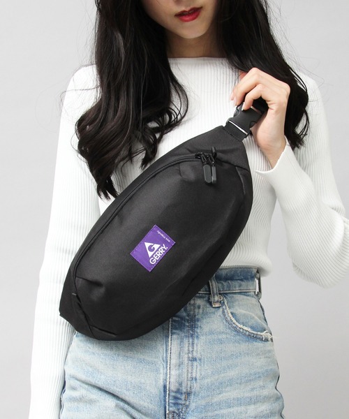 GERRY(ジェリー)の「GERRY / ジェリー / 撥水加工 REPREVE ウエストポーチ / ウエストバッグ(ボディバッグ/ウエストポーチ・メンズ・ブラック・FREE)」の17枚目の写真