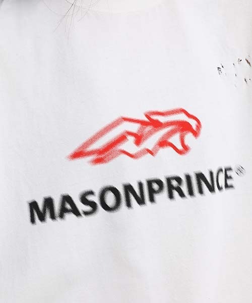 MASONPRINCE(メイソンプリンス)の「オーバーサイズヴィンテージ加工ブランドロゴダメージTシャツ TEE DT3110 【MASONPRINCE】(Tシャツ/カットソー・メンズ・グリーン/グレー/ホワイト/ブラック・S/M/L)」の18枚目の写真