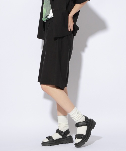 PBLIM(ページボーイリム)の「【PAGEBOYLIM】スーパーストレッチハーフパンツ(その他パンツ・レディース・ブラック/ベージュ・MEDIUM/LARGE)」の5枚目の写真