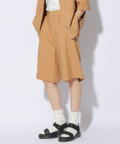 PBLIM(ページボーイリム)の「【PAGEBOYLIM】スーパーストレッチハーフパンツ(その他パンツ・レディース・ブラック/ベージュ・MEDIUM/LARGE)」の11枚目の写真