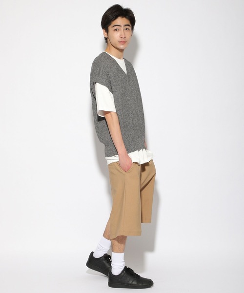 PBLIM(ページボーイリム)の「【PAGEBOYLIM】スーパーストレッチハーフパンツ(その他パンツ・レディース・ブラック/ベージュ・MEDIUM/LARGE)」の17枚目の写真