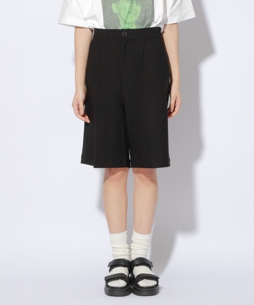 PBLIM(ページボーイリム)の「【PAGEBOYLIM】スーパーストレッチハーフパンツ(その他パンツ・レディース・ブラック/ベージュ・MEDIUM/LARGE)」の21枚目の写真
