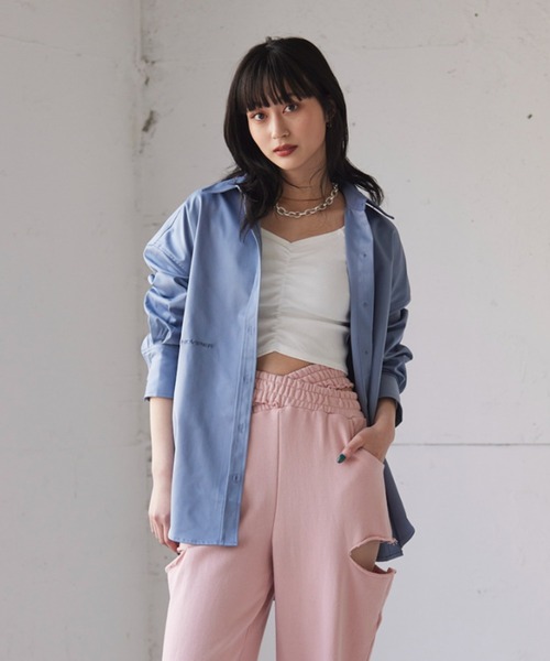 FIG&VIPER（フィグアンドバイパー）の「リブオフショルTOP（Tシャツ/カットソー・レディース・ホワイト/ブラック/ベージュ・FREE）」の6枚目の写真